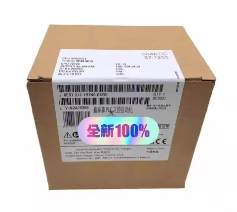 Siemens 6ES7212-1BE40-0XB0 PLC Module — product photo 2 of 3