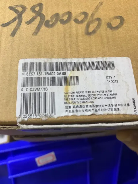 Siemens 6ES7151-1BA02-0AB0 Industrial Automation Component product photo 1