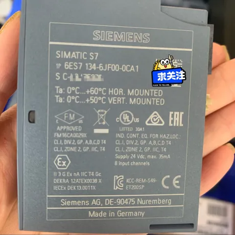 Siemens 6ES7134-6JF00-0CA1 Industrial Automation Component — product photo 3 of 3