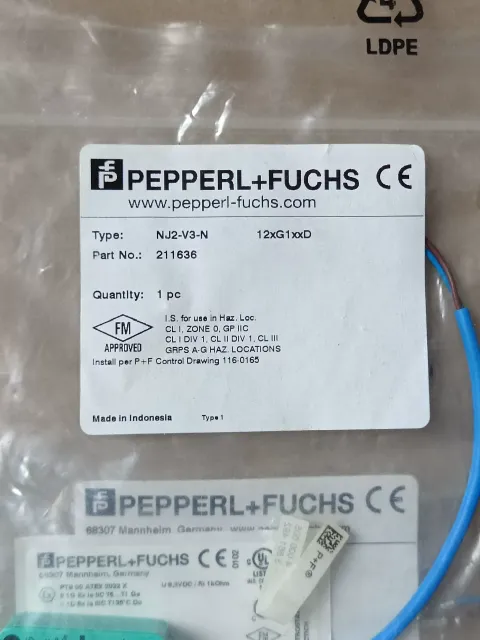 Pepperl+Fuchs NJ2-V3-N / 211636 Industrial Sensor product photo 2