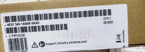 Siemens 6ES7540-1AB00-0AA0 Industrial Automation Component — product photo 7 of 7