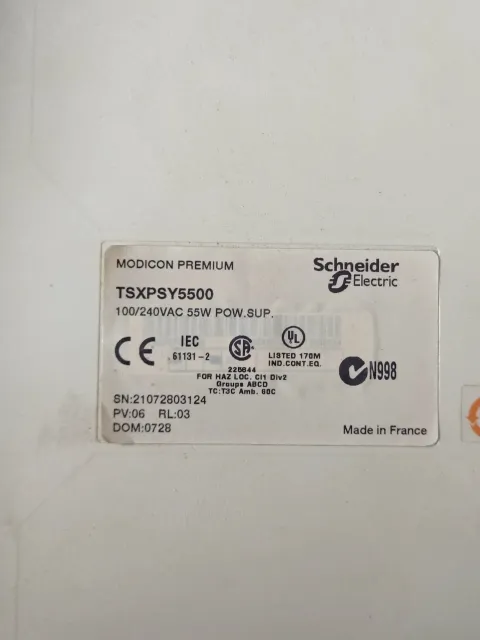 Schneider Electric / Modicon TSXPSY5500 PLC Module product photo 9