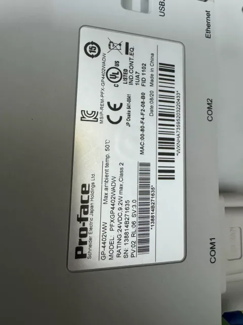 Pro-face GP-4402WW Industrial Automation Component product photo 3