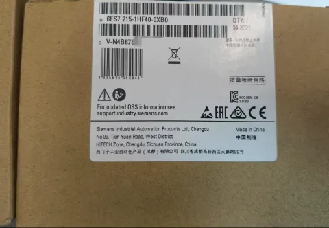 Siemens 6ES7 215-1HF40-0XB0 PLC Module product photo 1