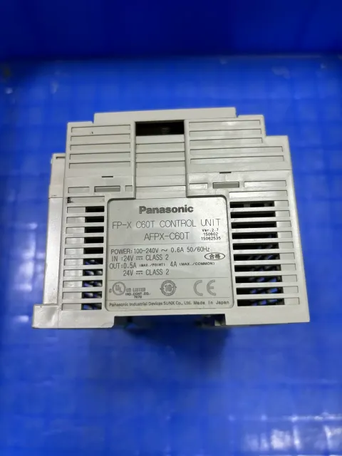 Panasonic AFPX-C60T V2.7 PLC Module product photo 2