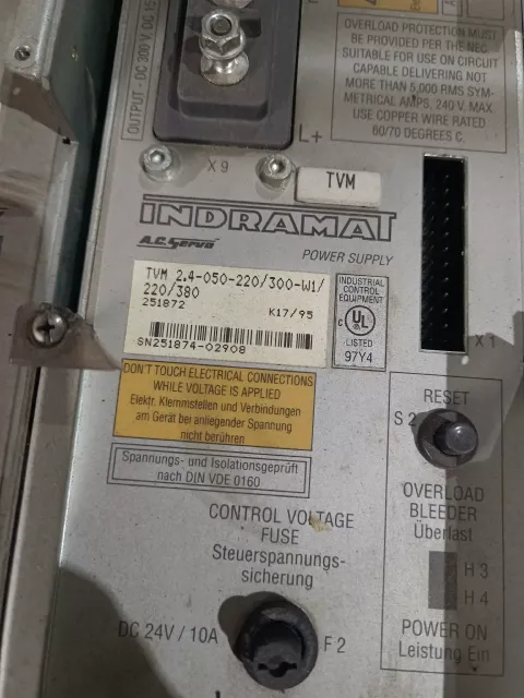 Rexroth Indramat TDM 1.2-100-300-W1-000 Motor & Drive Component product photo 4
