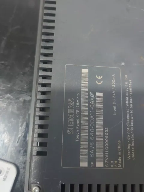 SIEMENS 6AV6 640-0DA11-0AX0 / 6AV6640-0DA11-0AX0 Industrial Automation Component product photo 5