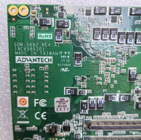 Advantech / 研华 SOM-5892 Rev.A1 / 19C6589201 Industrial Automation Component product photo 2