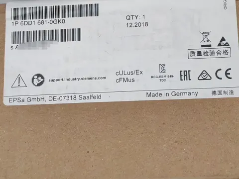 Siemens 6DD1681-0GK0 Industrial Control Board product photo 1