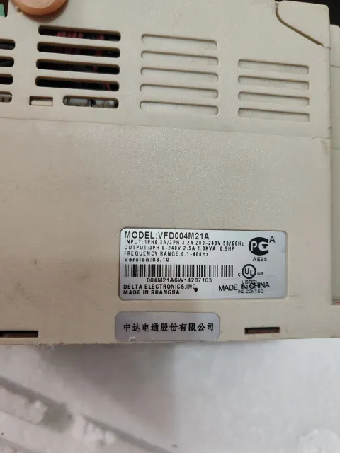 Delta VFD004M21A Motor & Drive Component product photo 5