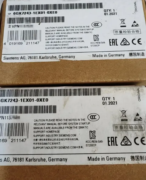 Siemens 6GK7243-1EX01-0XE0 Industrial Automation Component product photo 1