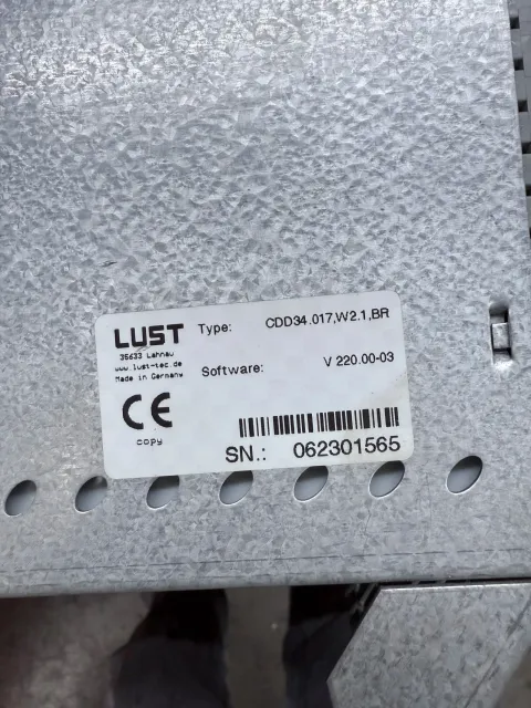 LUST CDD34.017.W2.1.BR Motor & Drive Component product photo 3