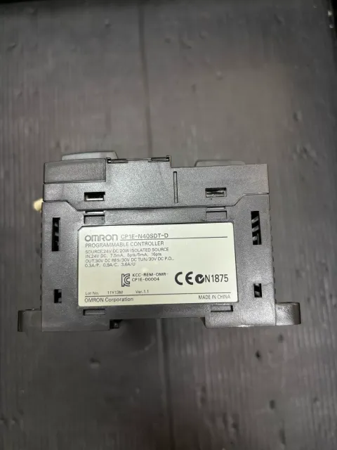 Omron CP1E-N40SDT-D PLC Module product photo 2