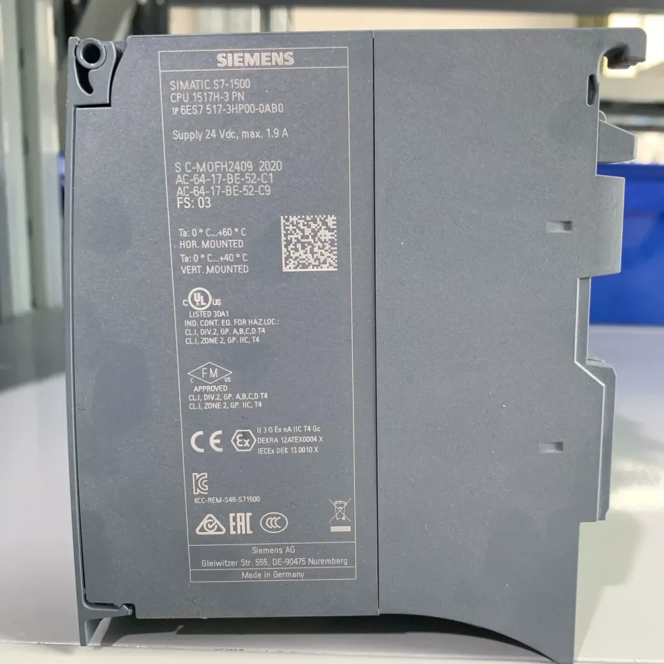 Siemens 6ES7517-3HP00-0AB0 Industrial Automation Component — product photo 1 of 11