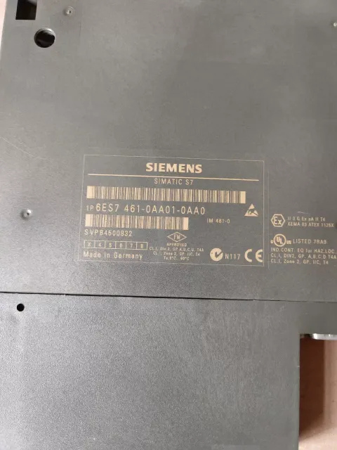 Siemens 6ES7 461-0AA01-0AA0 Industrial Automation Component — product photo 9 of 13