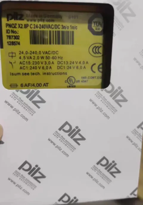 Pilz PNOZ X2.8P C 24-240VAC/DC / 787302 Industrial Relay product photo 4