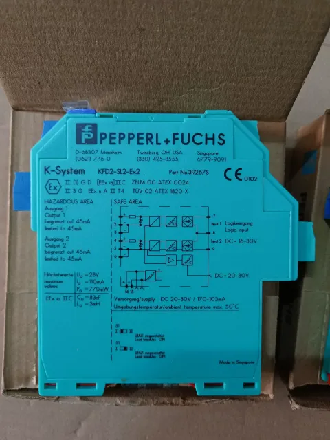 Pepperl+Fuchs KFD2-SL2-Ex2 / Part No. 39267S Motor & Drive Component product photo 2