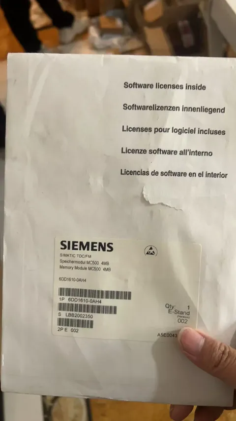 Siemens 6DD1610-0AH4 Industrial Automation Component product photo 1