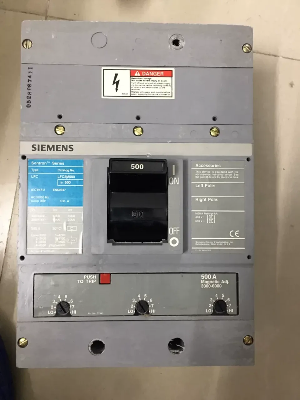 Siemens LFC3M500 Industrial Automation Component product photo 1