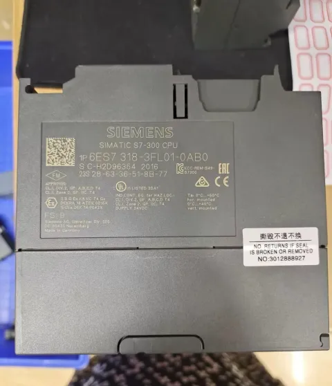 Siemens 6ES7 318-3FL01-0AB0 Industrial Automation Component — product photo 6 of 7