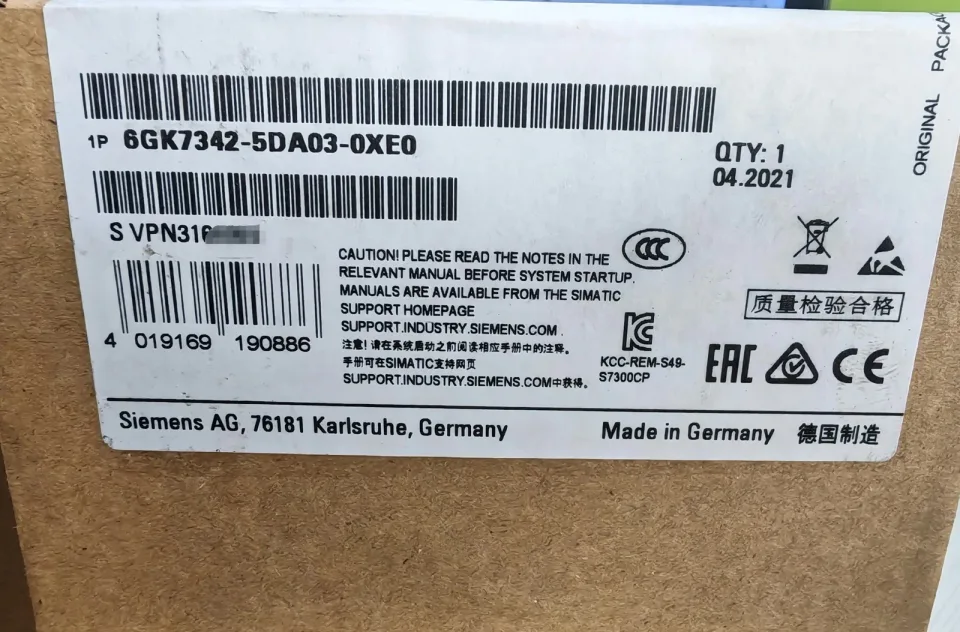 White Label 6GK7342-5DA03-0XE0 Industrial Automation Component product photo 1