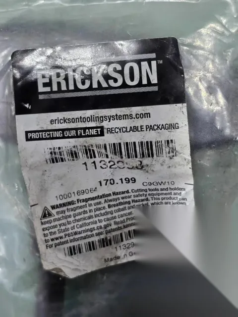 ERICKSON / Kennametal 170.199 Industrial Automation Component product photo 2