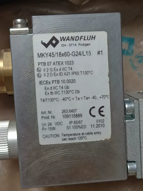 Wandfluh MKY45/18x60-G24/L15 Industrial Automation Component — product photo 2 of 18