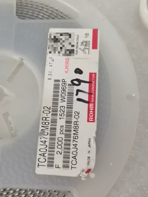 ROHM TCA0J476M8R-02 Industrial Automation Component — product photo 9 of 13