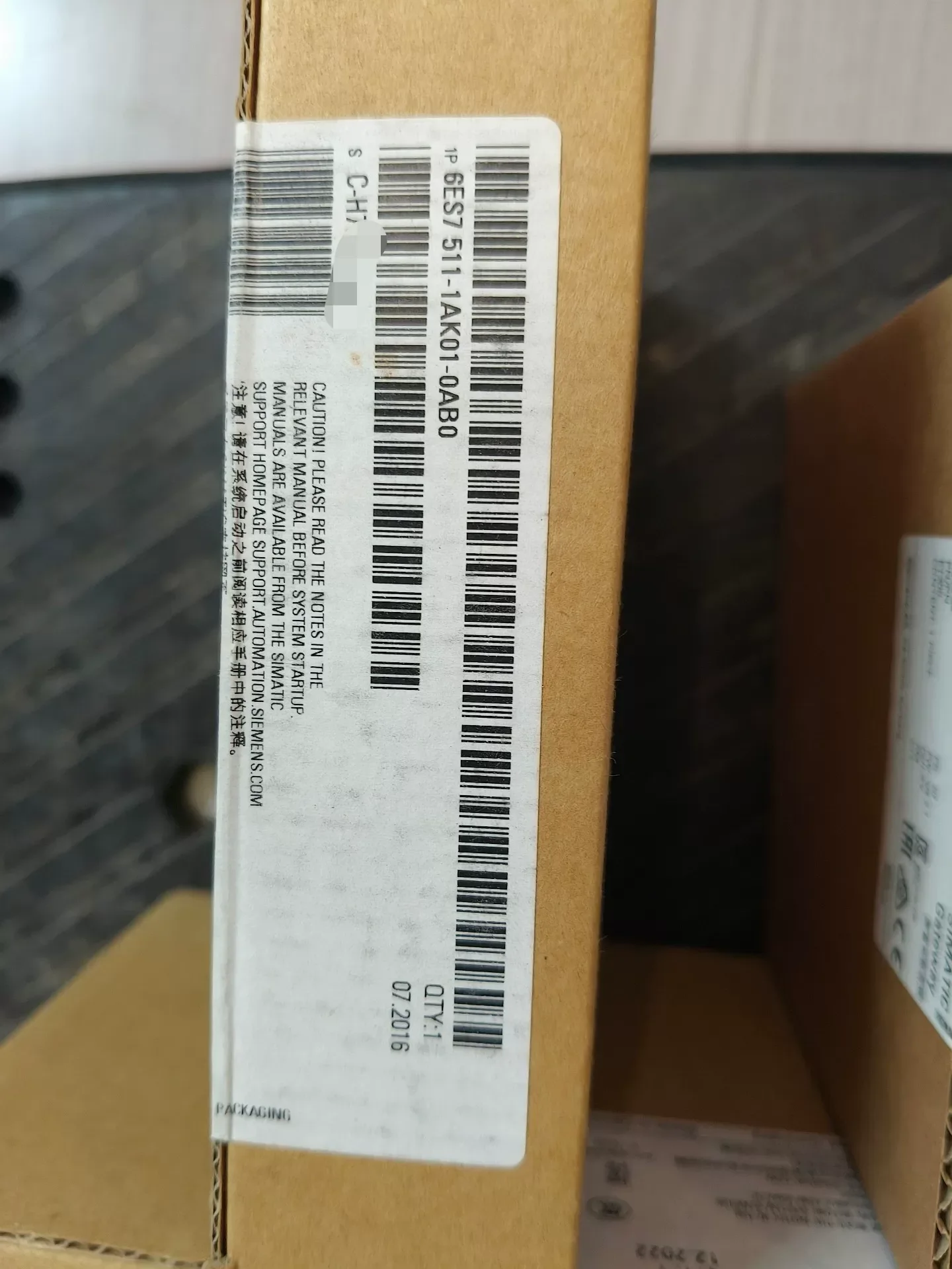 Siemens 6ES7 511-1AK01-0AB0 Industrial Automation Component product photo 1