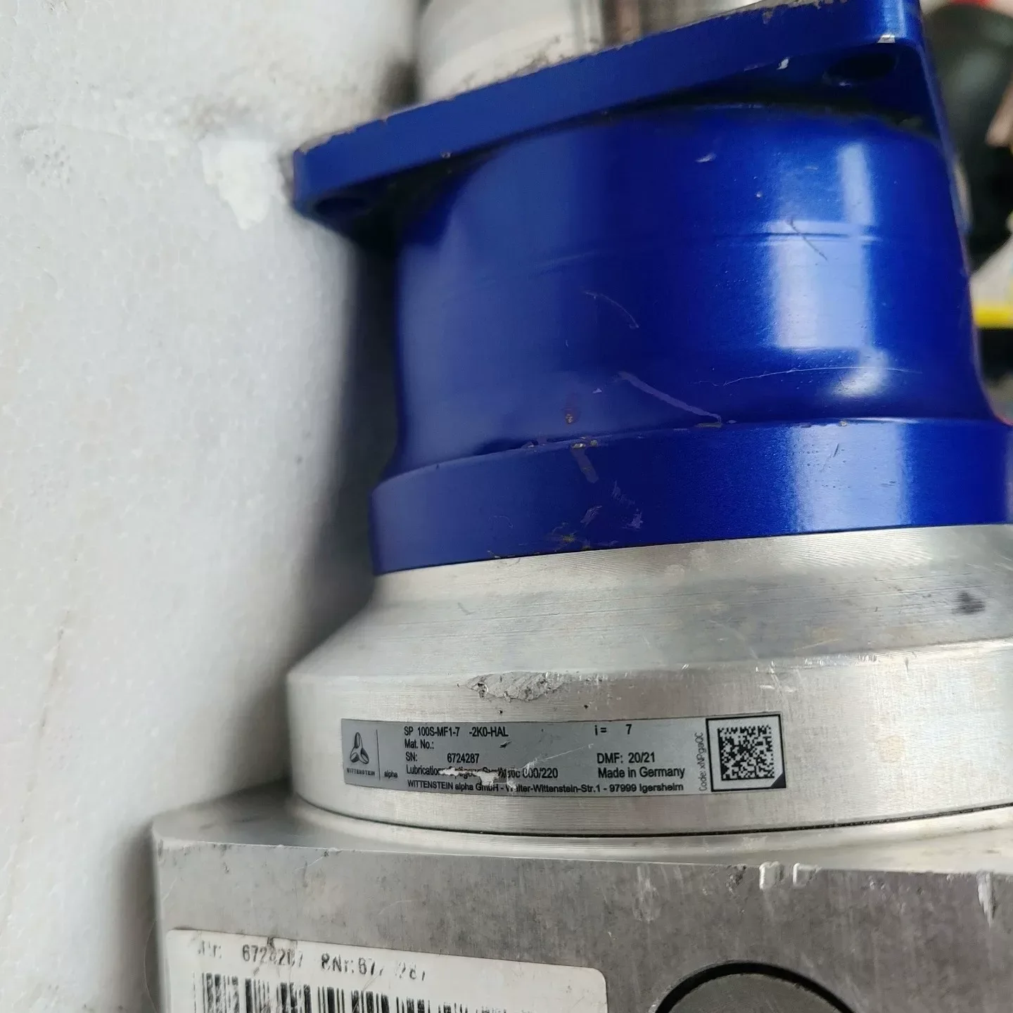 WITTENSTEIN alpha SP 100S-MF1-7-2K0-HAL Motor & Drive Component product photo 1
