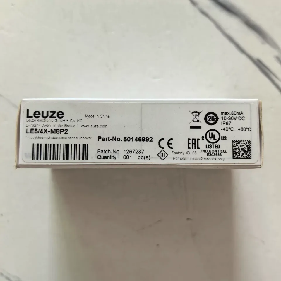 Leuze electronic LE5/4X-M8P2 Industrial Sensor product photo 1
