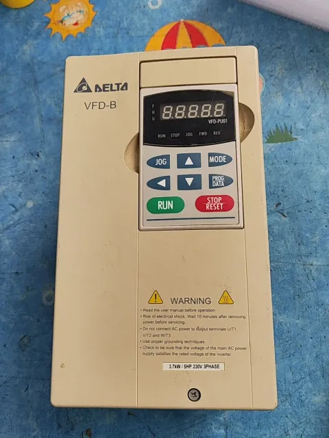Delta VFD037B23A Motor & Drive Component — product photo 3 of 8