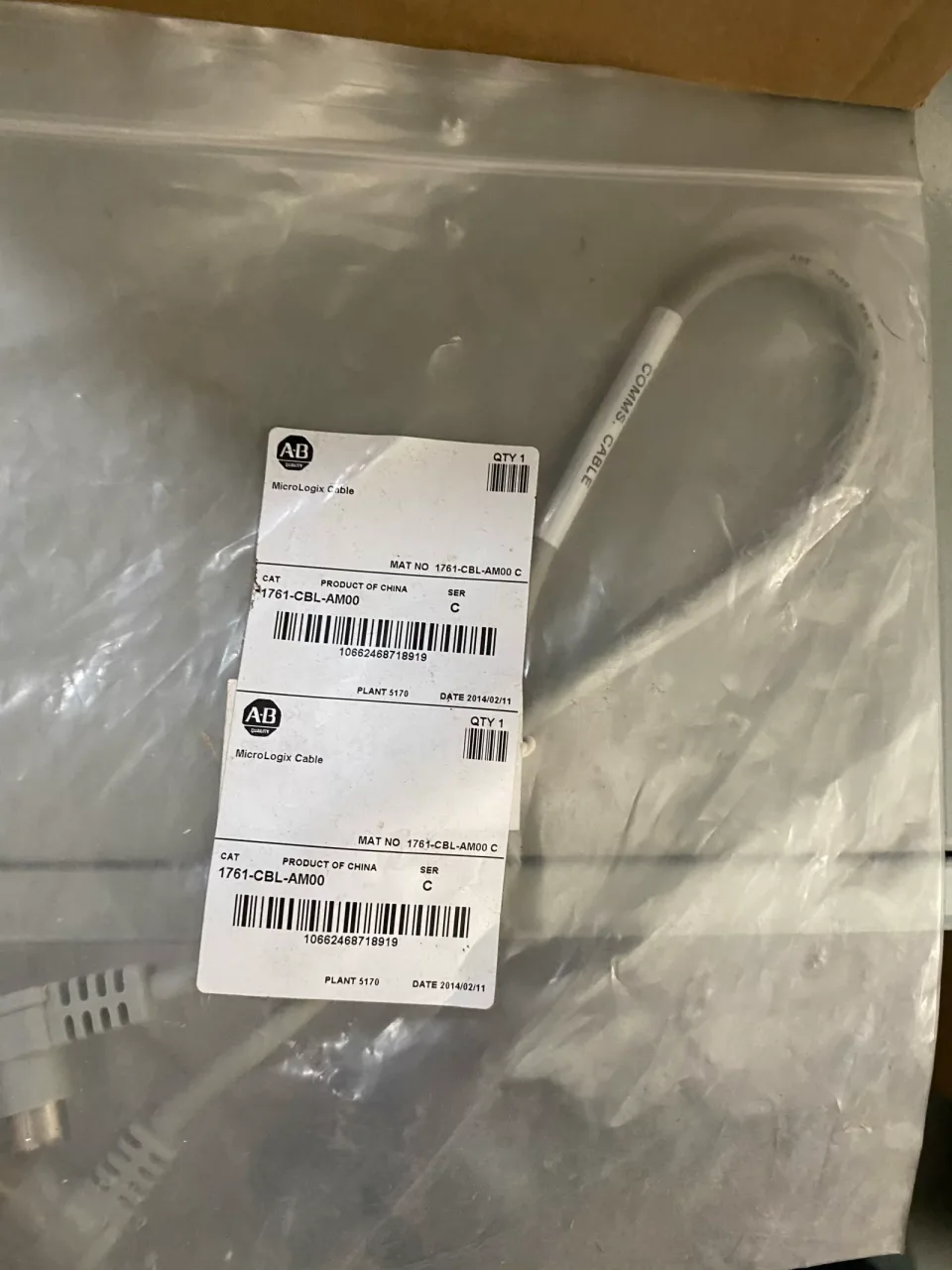 Allen-Bradley 1761-CBL-AM00 Industrial Automation Component product photo 1