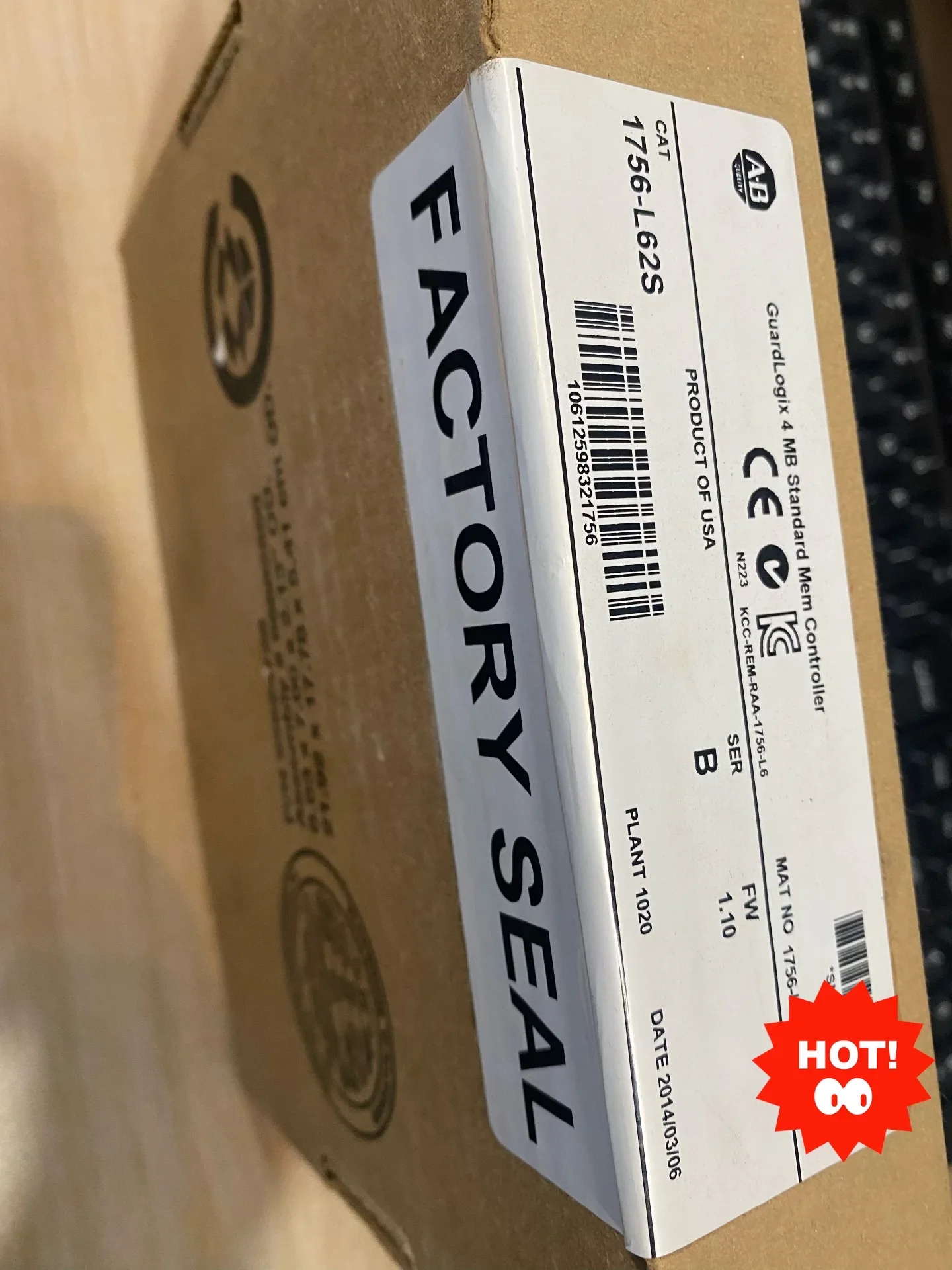 Allen-Bradley 1756-L62S Industrial Control Board product photo 1