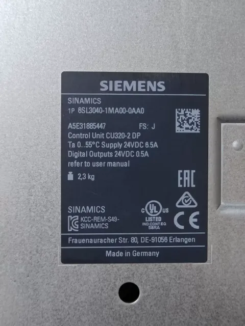 Siemens 6SL3040-1MA00-0AA0 Industrial Control Board — product photo 3 of 19
