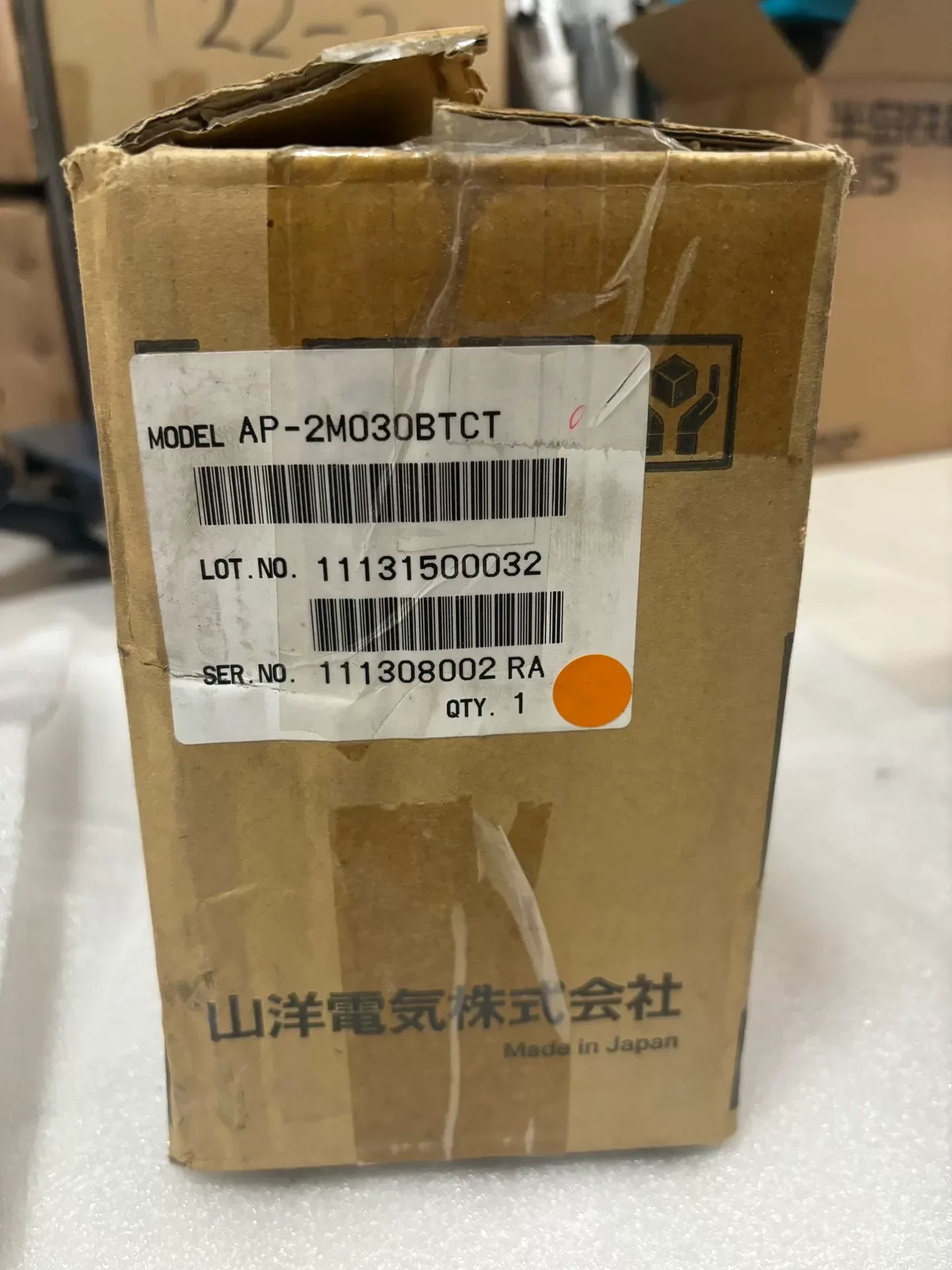 Sanyo Denki / Toyoda AP-2M030BTCT Motor & Drive Component product photo 1