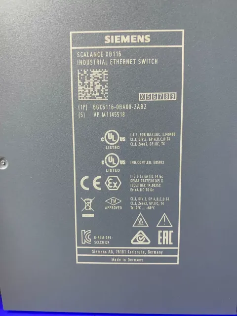 Siemens 6GK5116-0BA00-2AB2 Industrial Sensor — product photo 10 of 14