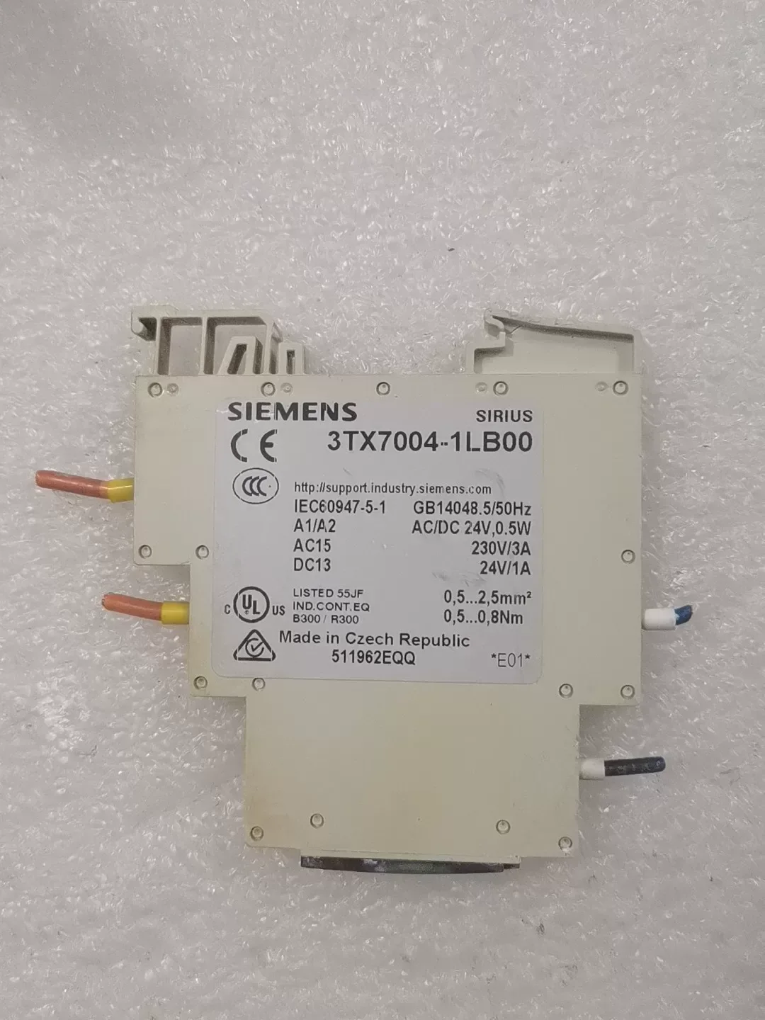 Siemens 3TX7004-1LB00 Industrial Relay product photo 1
