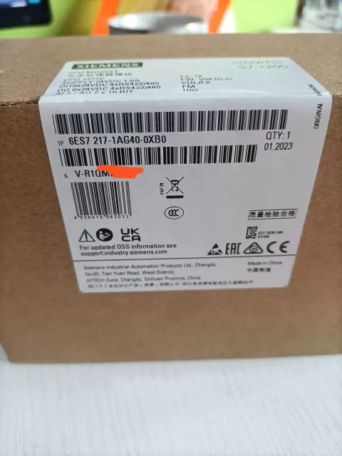 Siemens 6ES7 217-1AG40-0XB0 Industrial Automation Component — product photo 2 of 4