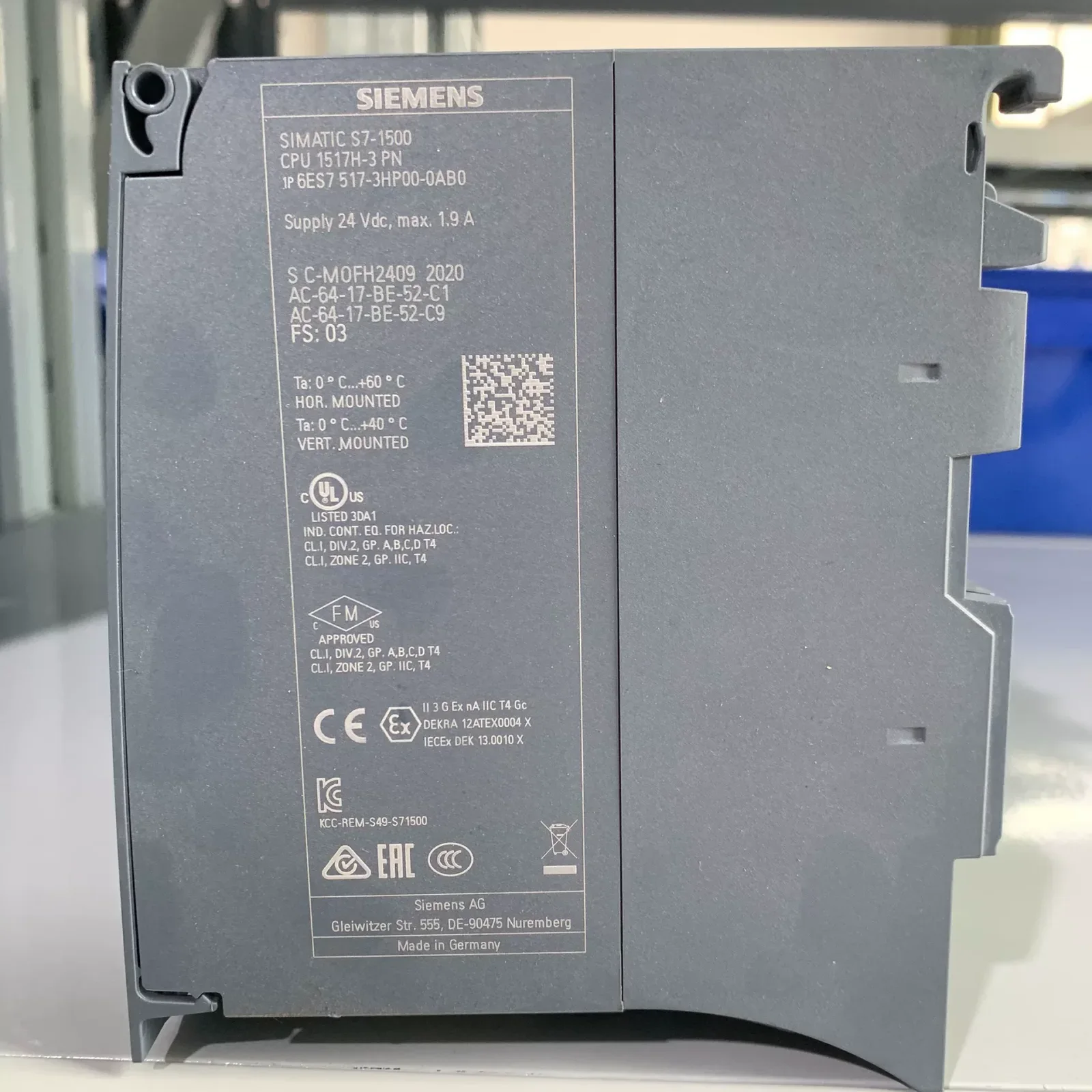 Siemens 6ES7517-3HP00-0AB0 Industrial Automation Component — product photo 1 of 11