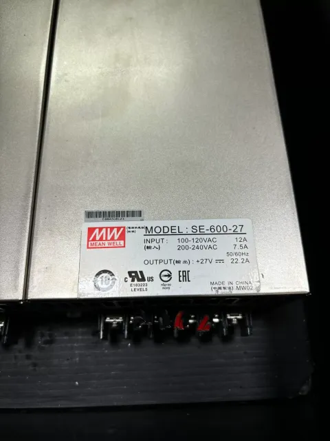 Mean Well SE-600-24 / SE-600-27 / SE-600-48 Industrial Sensor product photo 2