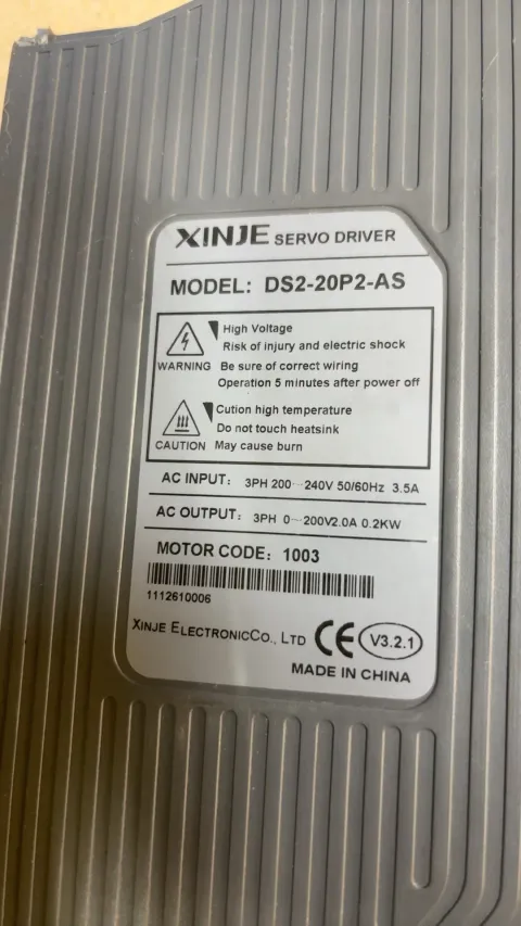 XINJE DS2-20P4-AS; DS2-20P2-AS Motor & Drive Component product photo 7
