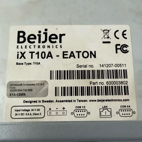 Beijer Electronics iX T10A-EATON / 630003802 Industrial Automation Component product photo 3