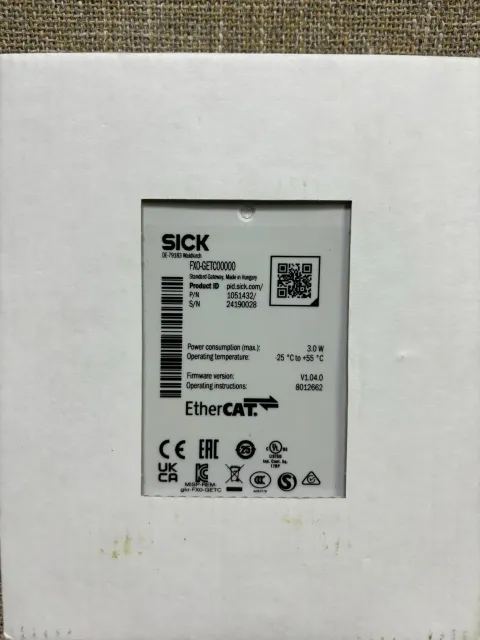 SICK FX0-GETC00000 / P/N 1051432 Industrial Automation Component product photo 2