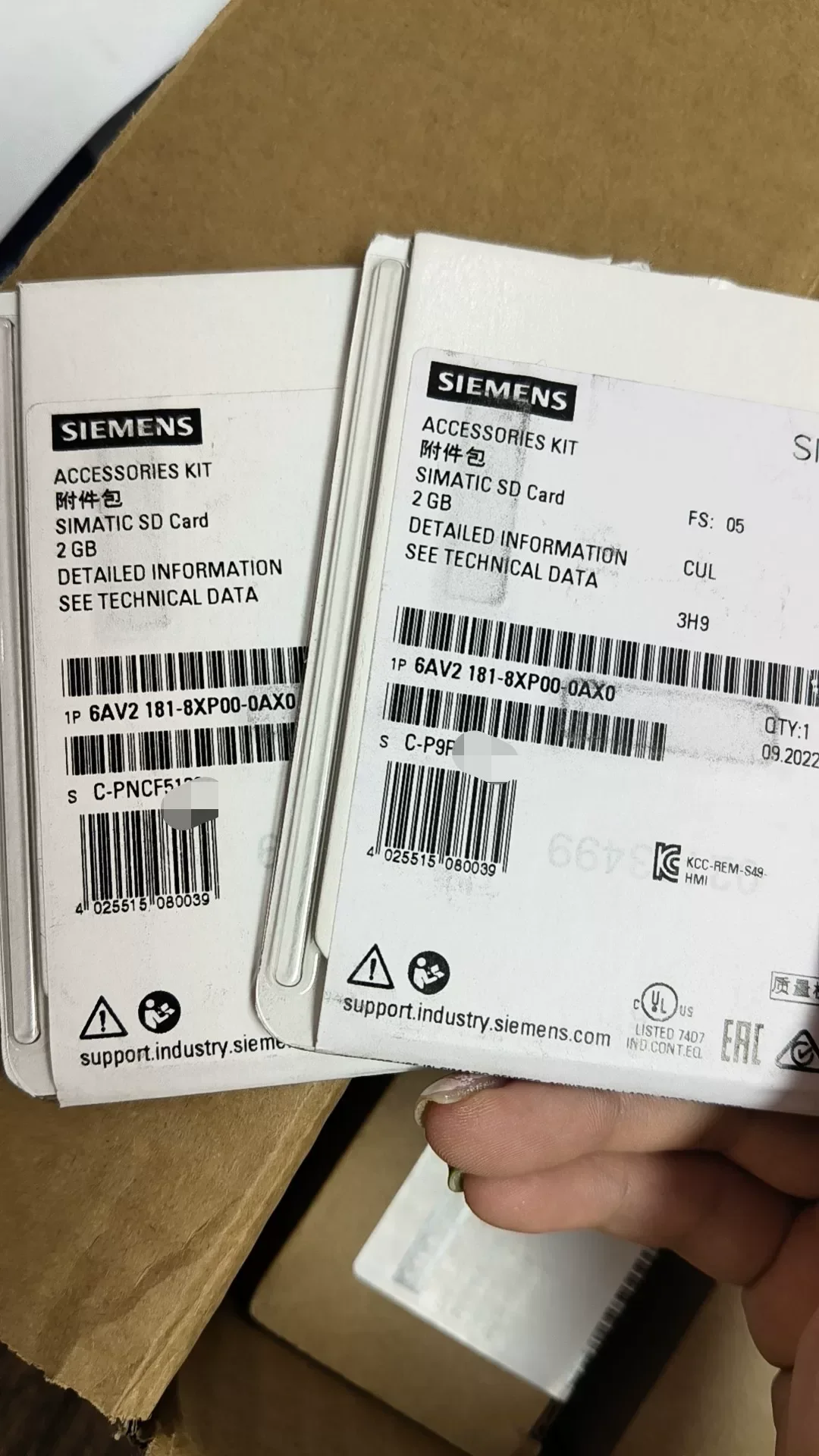 Siemens 6AV2 181-8XP00-0AX0 Industrial Automation Component product photo 1
