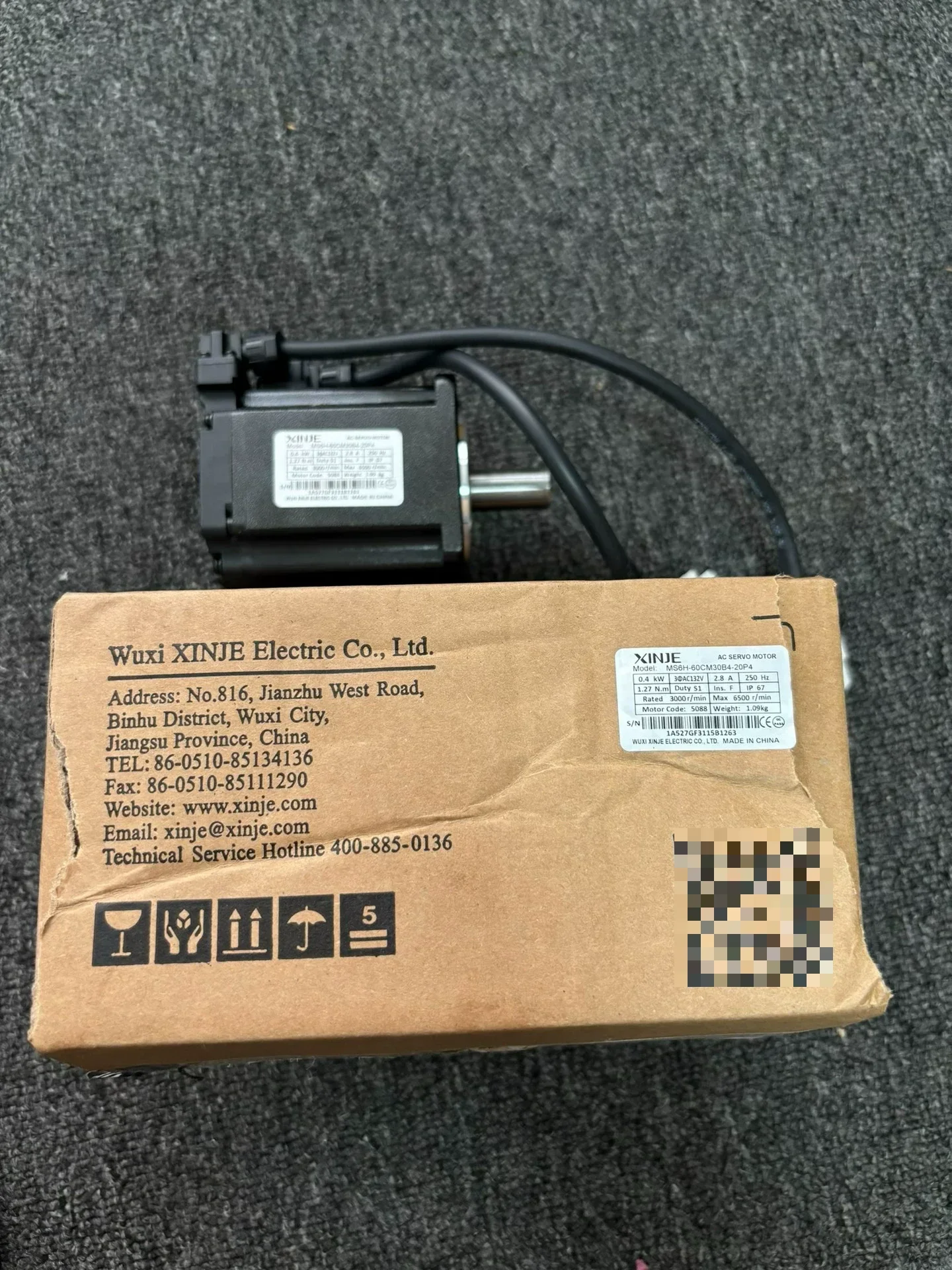XINJE MS6H-60CM30B4-20P4 Motor & Drive Component product photo 1