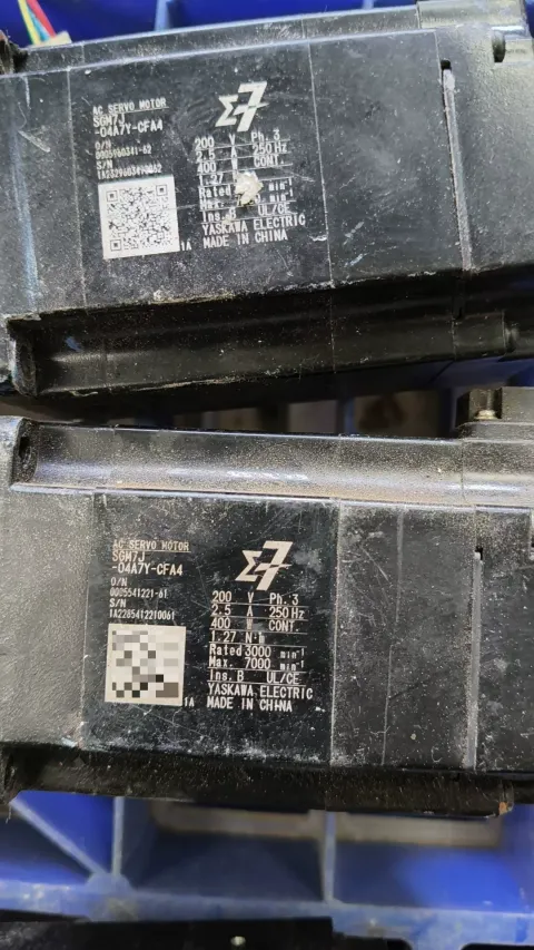 Yaskawa SGM7A-10A7Y-CFA5; SGM7A-10A7Y-CFC4; SGM7J-04A7Y-CFA4 Motor & Drive Component product photo 5