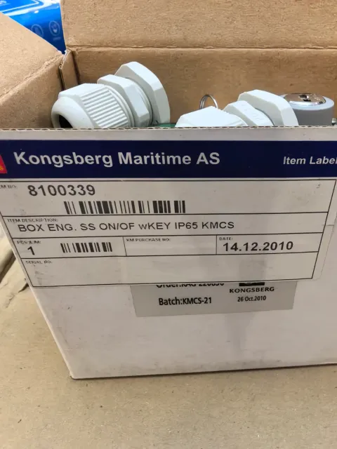 Kongsberg Maritime 8100339 Industrial Sensor product photo 3