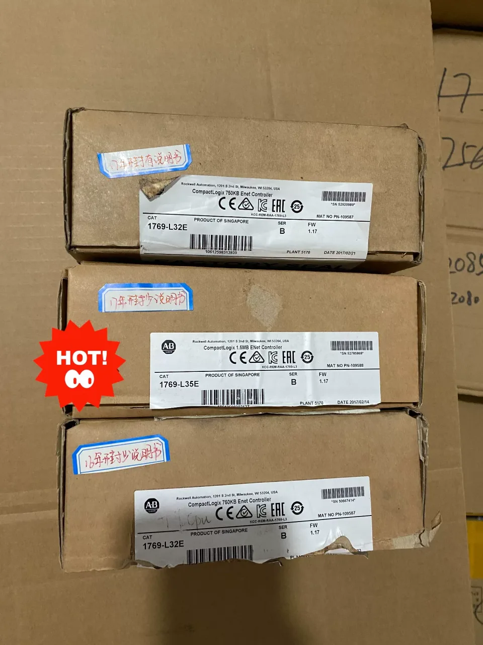 Unbranded Industrial 1769-L32E; 1769-L35E Industrial Control Board product photo 1