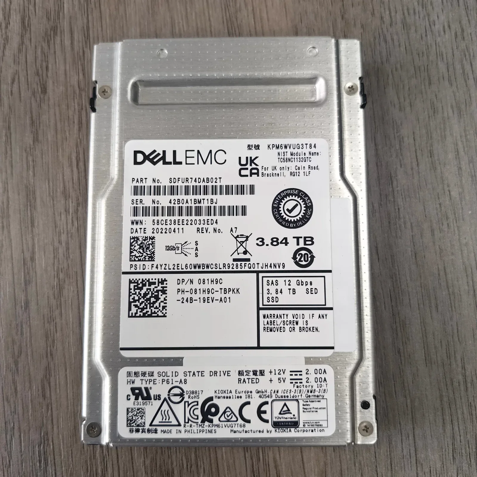 Dell EMC 081H9C Industrial Automation Component product photo 1